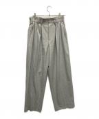 ebureエブール）の古着「ワイドパンツ」｜ライトグレー