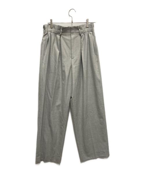 ebure（エブール）ebure (エブール) ワイドパンツ ライトグレー サイズ:Mの古着・服飾アイテム