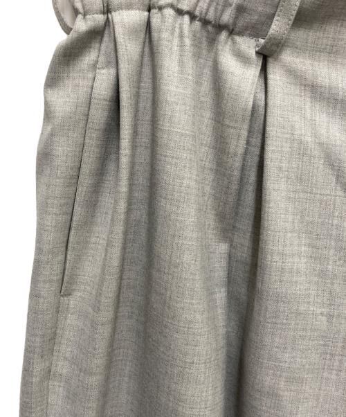 ebure（エブール）ebure (エブール) ワイドパンツ ライトグレー サイズ:Mの古着・服飾アイテム