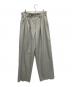 ebure（エブール）の古着「ワイドパンツ」｜ライトグレー