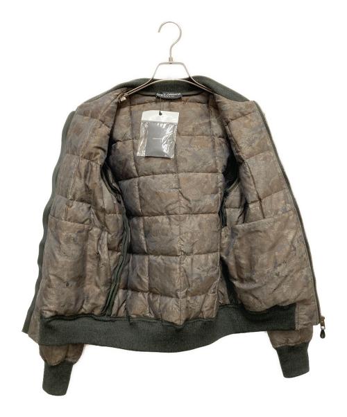 DOLCE & GABBANA（ドルチェ＆ガッバーナ）DOLCE & GABBANA (ドルチェ＆ガッバーナ) ブルゾン ブラウン サイズ:SIZE44（約XS~S）の古着・服飾アイテム