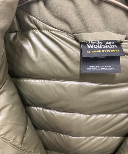 Jack Wolfskin（ジャック ウルフスキン）Jack Wolfskin (ジャック ウルフスキン) ダウンジャケット カーキ サイズ:SIZE　Sの古着・服飾アイテム