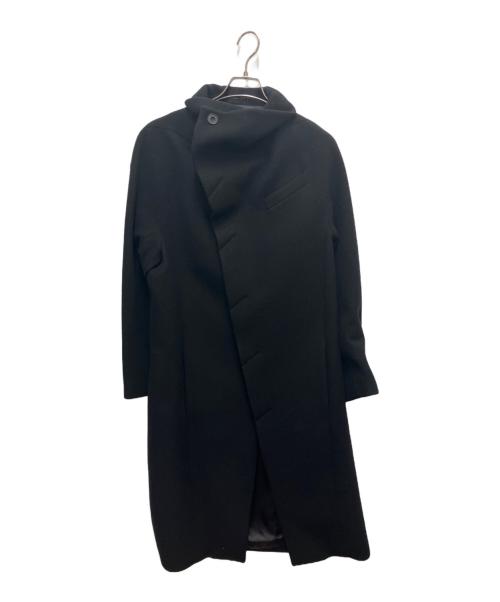 ato（アトウ）ato (アトウ) スタンドカラーコート ブラック サイズ:Lの古着・服飾アイテム