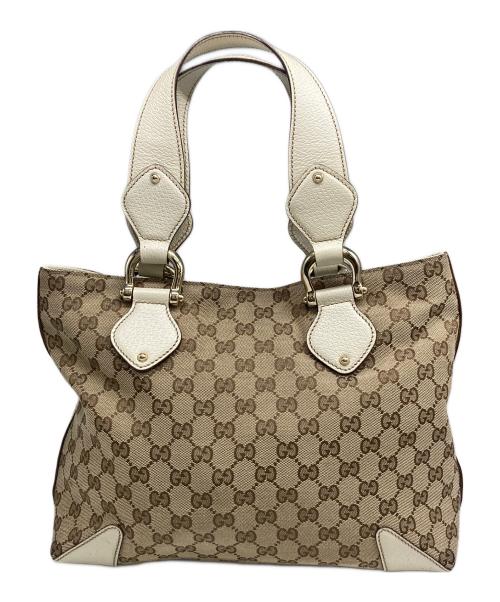 GUCCI（グッチ）GUCCI (グッチ) トートバッグ ベージュの古着・服飾アイテム