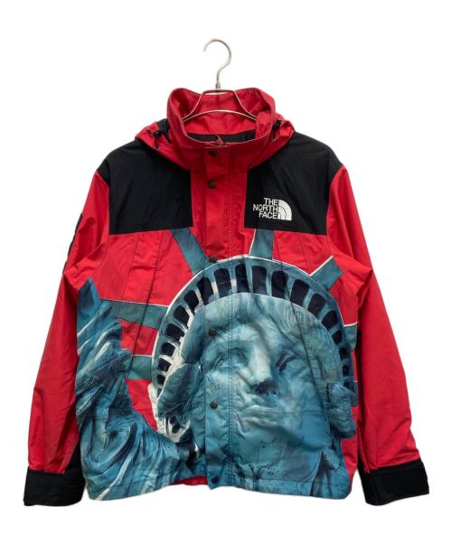SUPREME（シュプリーム）SUPREME (シュプリーム) THE NORTH FACE (ザ ノース フェイス) マウンテンパーカー レッド×ブルー サイズ:SIZE Mの古着・服飾アイテム