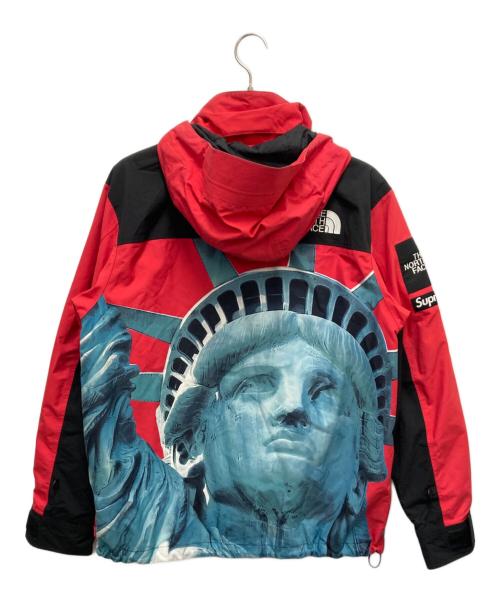 SUPREME（シュプリーム）SUPREME (シュプリーム) THE NORTH FACE (ザ ノース フェイス) マウンテンパーカー レッド×ブルー サイズ:SIZE Mの古着・服飾アイテム