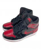 NIKEナイキ）の古着「ハイカットスニーカー」｜レッド×ブラック