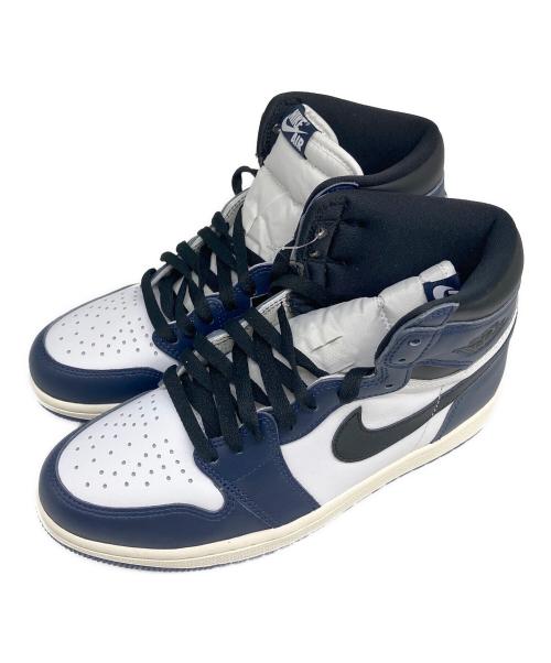 NIKE（ナイキ）NIKE (ナイキ) AIR JORDAN 1 ネイビー サイズ:SIZE 26cmの古着・服飾アイテム