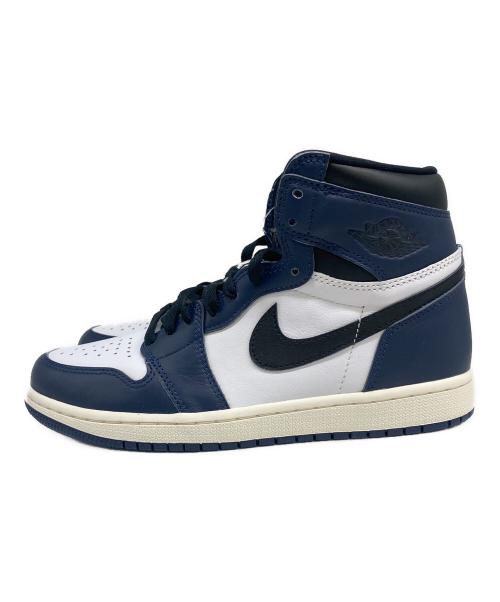 NIKE（ナイキ）NIKE (ナイキ) AIR JORDAN 1 ネイビー サイズ:SIZE 26cmの古着・服飾アイテム