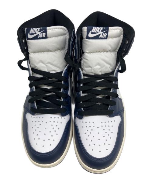 NIKE（ナイキ）NIKE (ナイキ) AIR JORDAN 1 ネイビー サイズ:SIZE 26cmの古着・服飾アイテム
