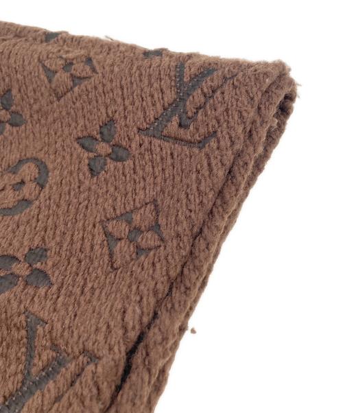 LOUIS VUITTON（ルイ ヴィトン）LOUIS VUITTON (ルイ ヴィトン) エシャルプ ロゴマニア ブラウンの古着・服飾アイテム