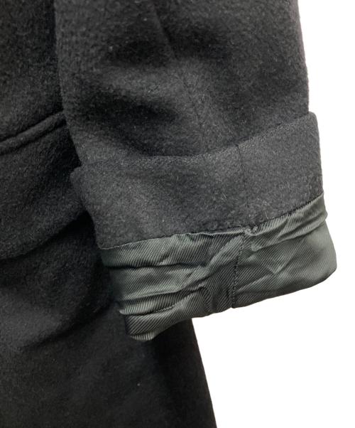 ARMANI COLLEZIONI（アルマーニ コレツィオーニ）ARMANI COLLEZIONI (アルマーニ コレツィオーニ) カシミヤコート ブラック サイズ:SIZE42の古着・服飾アイテム