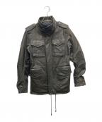 MERCURYマーキュリ）の古着「レザージャケット」｜ブラック