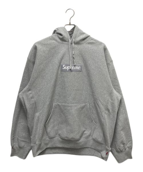 SUPREME（シュプリーム）SUPREME (シュプリーム) ボックスロゴプルオーバーパーカー グレー サイズ:SIZE XLの古着・服飾アイテム