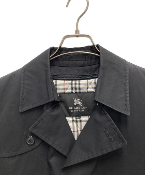 BURBERRY BLACK LABEL（バーバリーブラックレーベル）BURBERRY BLACK LABEL (バーバリーブラックレーベル) トレンチコート ブラック サイズ:SIZE Mの古着・服飾アイテム