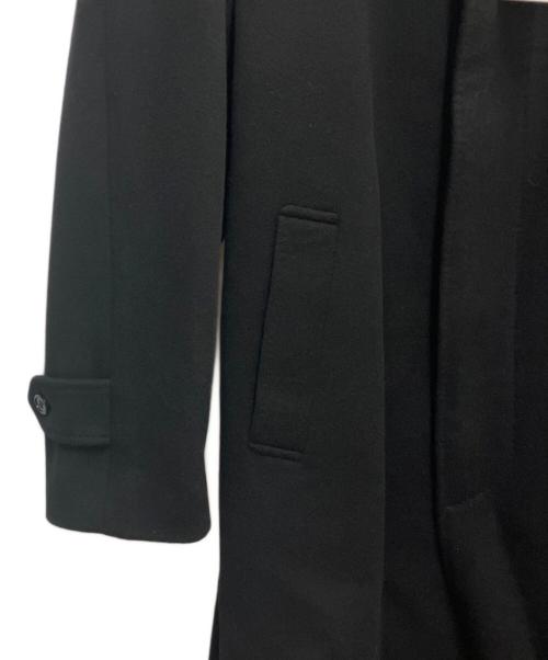 -（-）- (-) カシミヤコート ブラック サイズ:SIZE Sの古着・服飾アイテム