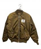 JORDANジョーダン）の古着「MA-1ジャケット」｜ベージュ