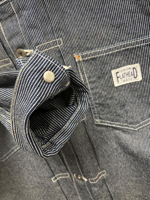 FLAT HEAD（フラット ヘッド）FLAT HEAD (フラット ヘッド) ワークジャケット グレー サイズ:Lの古着・服飾アイテム