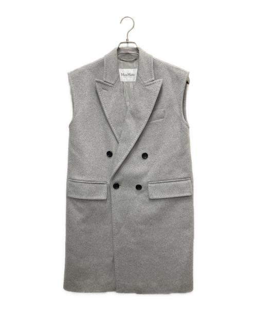 MaxMara（マックスマーラ）MaxMara (マックスマーラ) ロングジレ グレー サイズ:SIZE 38の古着・服飾アイテム