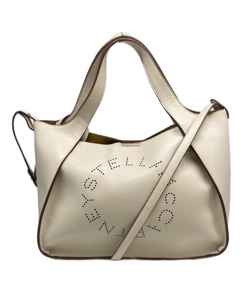 STELLA McCARTNEY（ステラマッカートニー）STELLA McCARTNEY (ステラマッカートニー) 2WAYバッグ ホワイトの古着・服飾アイテム