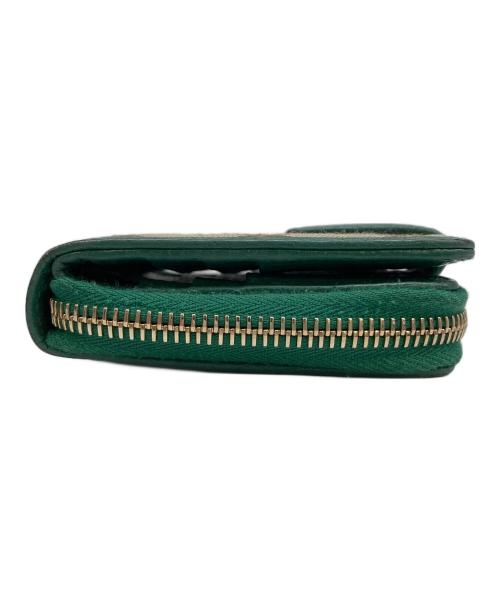 GUCCI（グッチ）GUCCI (グッチ) ラウンドファスナー財布 ベージュの古着・服飾アイテム