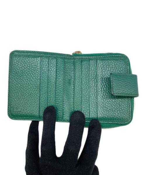 GUCCI（グッチ）GUCCI (グッチ) ラウンドファスナー財布 ベージュの古着・服飾アイテム