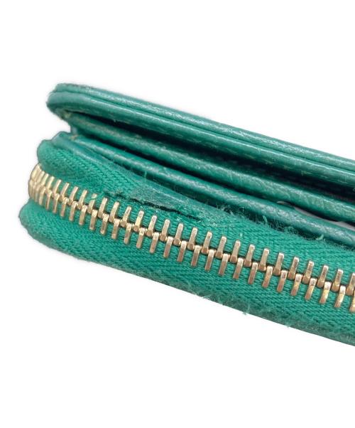 GUCCI（グッチ）GUCCI (グッチ) ラウンドファスナー財布 ベージュの古着・服飾アイテム