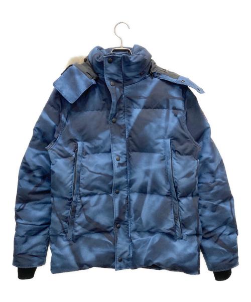 CANADA GOOSE（カナダグース）CANADA GOOSE (カナダグース) ダウンジャケット ブルー サイズ:SIZE Lの古着・服飾アイテム