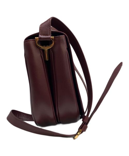 Cartier（カルティエ）Cartier (カルティエ) ショルダーバッグ ボルドーの古着・服飾アイテム