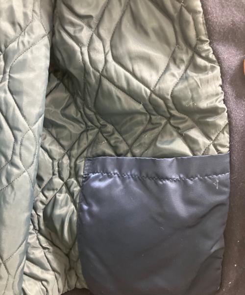 ivano（イバノ）ivano (イバノ) スタジャン ネイビー×ホワイト サイズ:Lの古着・服飾アイテム