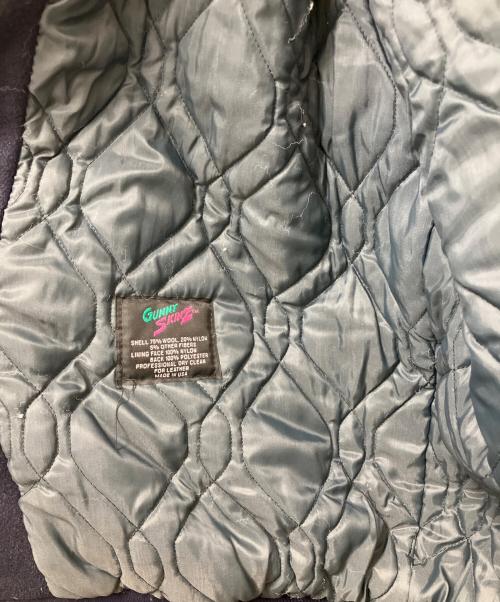 ivano（イバノ）ivano (イバノ) スタジャン ネイビー×ホワイト サイズ:Lの古着・服飾アイテム