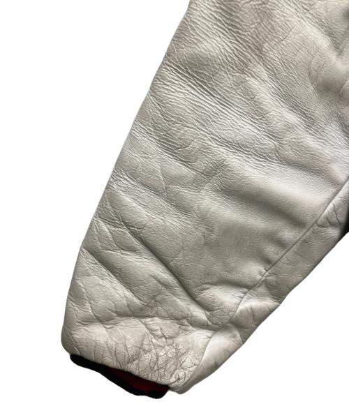 ivano（イバノ）ivano (イバノ) スタジャン ネイビー×ホワイト サイズ:Lの古着・服飾アイテム