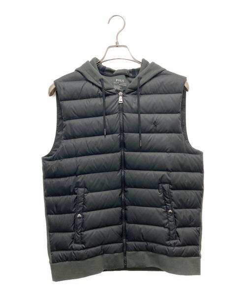 POLO RALPH LAUREN（ポロ・ラルフローレン）POLO RALPH LAUREN (ポロ・ラルフローレン) ダウンベスト ブラック サイズ:SIZE Mの古着・服飾アイテム