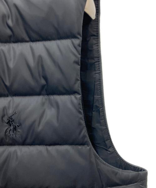 POLO RALPH LAUREN（ポロ・ラルフローレン）POLO RALPH LAUREN (ポロ・ラルフローレン) ダウンベスト ブラック サイズ:SIZE Mの古着・服飾アイテム