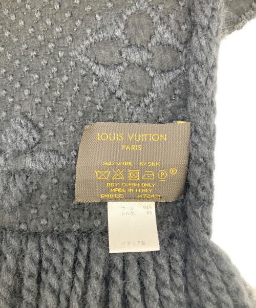 LOUIS VUITTON（ルイ ヴィトン）LOUIS VUITTON (ルイ ヴィトン) マフラー ブラックの古着・服飾アイテム