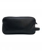 PELLE MORBIDAペッレモルビダ）の古着「クラッチバッグ」｜ブラック