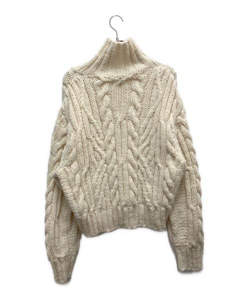 TODAYFUL（トゥデイフル）TODAYFUL (トゥデイフル) ジップアップニット ホワイト サイズ:SIZE Freeの古着・服飾アイテム