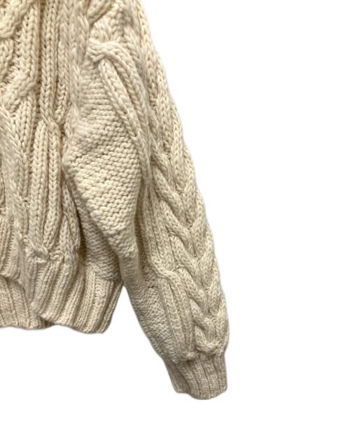 TODAYFUL（トゥデイフル）TODAYFUL (トゥデイフル) ジップアップニット ホワイト サイズ:SIZE Freeの古着・服飾アイテム