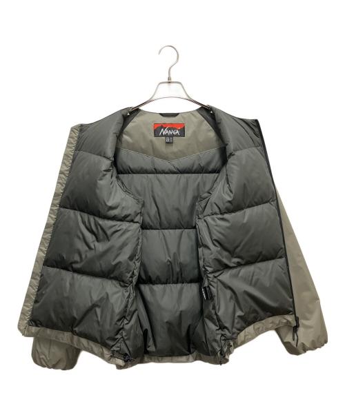 NANGA（ナンガ）NANGA (ナンガ) AURORA DOWN CARDIGAN カーキ サイズ:SIZE Mの古着・服飾アイテム