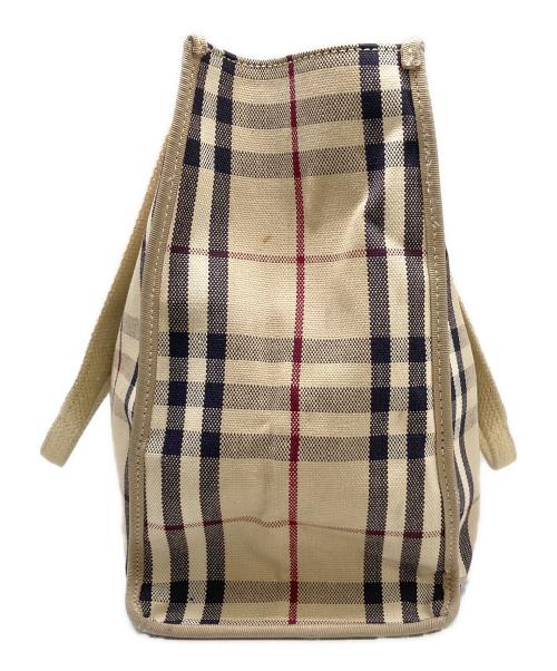 BURBERRY LONDON（バーバリーロンドン）BURBERRY LONDON (バーバリーロンドン) トートバッグ アイボリーの古着・服飾アイテム
