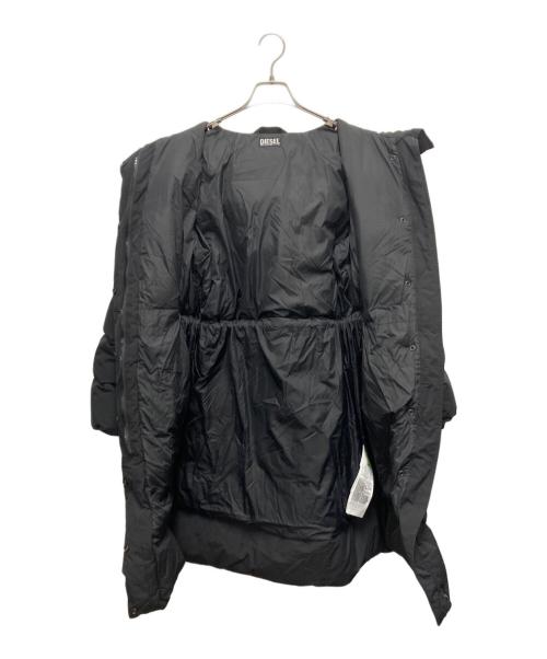 DIESEL（ディーゼル）DIESEL (ディーゼル) ダウンコート ブラック サイズ:SIZE Sの古着・服飾アイテム