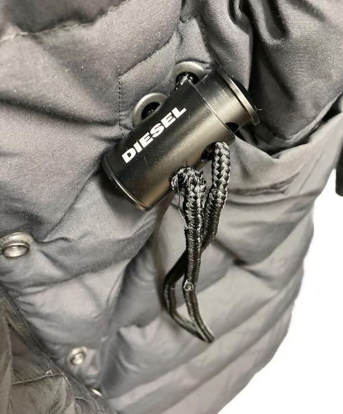 DIESEL（ディーゼル）DIESEL (ディーゼル) ダウンコート ブラック サイズ:SIZE Sの古着・服飾アイテム