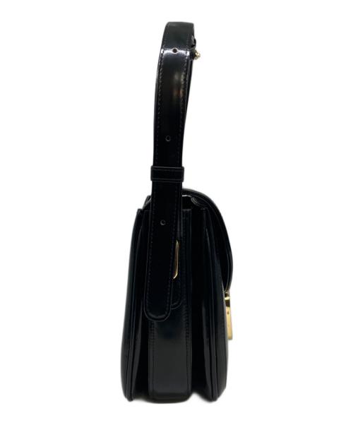 CELINE（セリーヌ）CELINE (セリーヌ) 馬車金具ハンドバッグ ブラックの古着・服飾アイテム