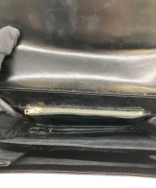 CELINE（セリーヌ）CELINE (セリーヌ) 馬車金具ハンドバッグ ブラックの古着・服飾アイテム