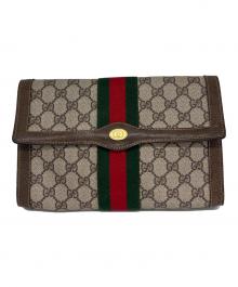 GUCCI（グッチ）の古着「クラッチバッグ」｜ベージュ