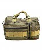 BRIEFINGブリーフィング）の古着「2WAYビジネスバッグ」｜グリーン