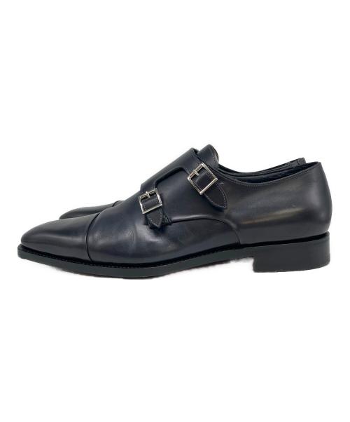 Santoni（サントーニ）Santoni (サントーニ) ストレートチップシューズ ブラック サイズ:8 1/2の古着・服飾アイテム