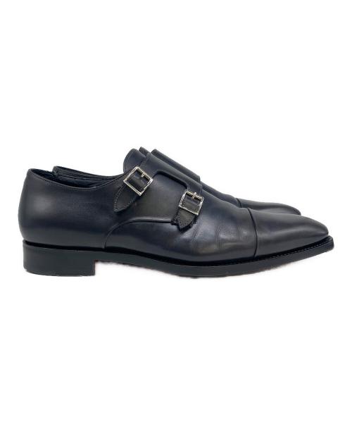 Santoni（サントーニ）Santoni (サントーニ) ストレートチップシューズ ブラック サイズ:8 1/2の古着・服飾アイテム
