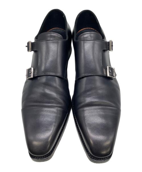 Santoni（サントーニ）Santoni (サントーニ) ストレートチップシューズ ブラック サイズ:8 1/2の古着・服飾アイテム