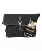 GUCCIグッチ）の古着「ウエストポーチ」｜ブラック